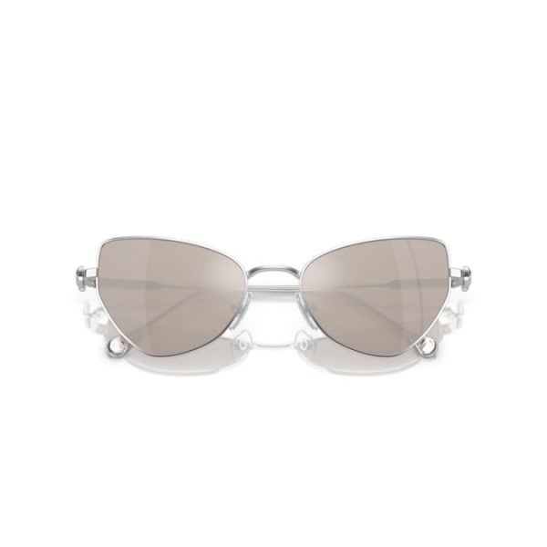 2 in 1 clip-on sunglasses Statement, Cat-eye shape, SK7011, White - Image 8