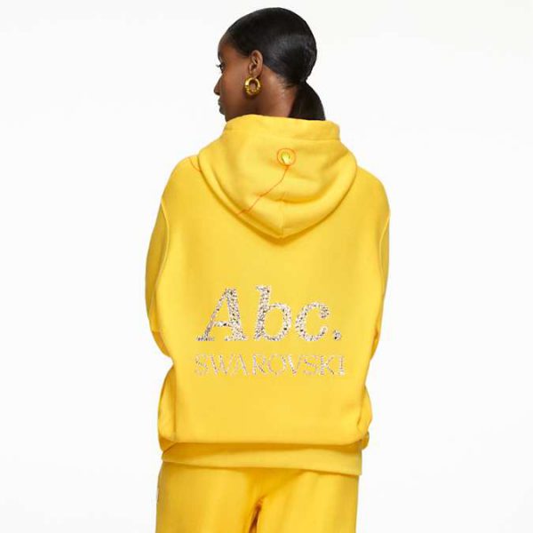 ADVISORY BOARD CRYSTALS Colored Objects hoodie, Yellow - Image 4