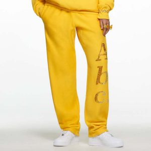 ADVISORY BOARD CRYSTALS Colored Objects sweatpants, Yellow