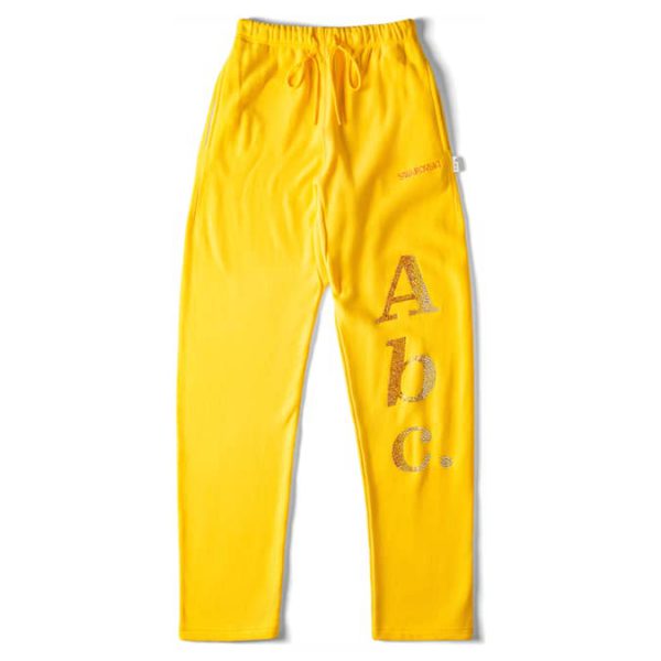 ADVISORY BOARD CRYSTALS Colored Objects sweatpants, Yellow - Image 2