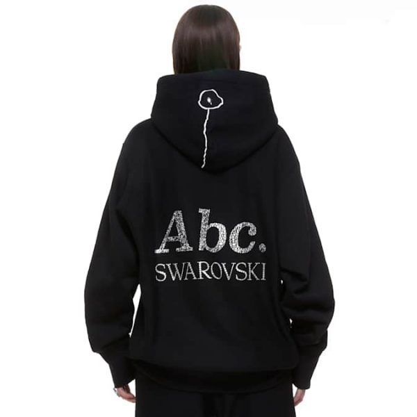 ADVISORY BOARD CRYSTALS Dazzling Colorless Objects hoodie, Black - Image 5