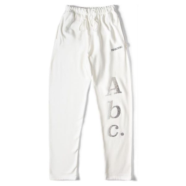ADVISORY BOARD CRYSTALS Gray Objects Displaced by Refraction sweatpants, White - Image 2