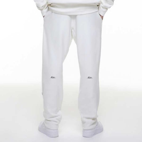 ADVISORY BOARD CRYSTALS Gray Objects Displaced by Refraction sweatpants, White - Image 3