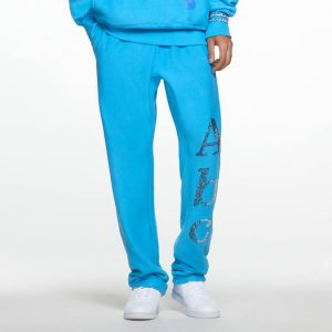 ADVISORY BOARD CRYSTALS Subjective Halos sweatpants, Blue