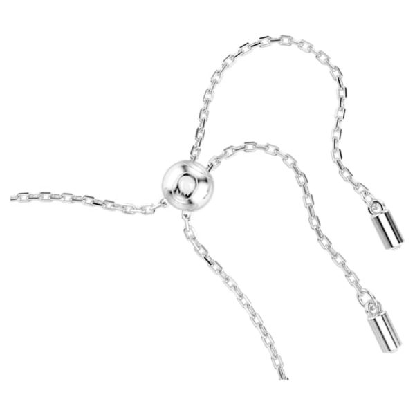 Ariana Grande x Swarovski bracelet Crystal pearl, Round cut, White, Rhodium plated - Image 4
