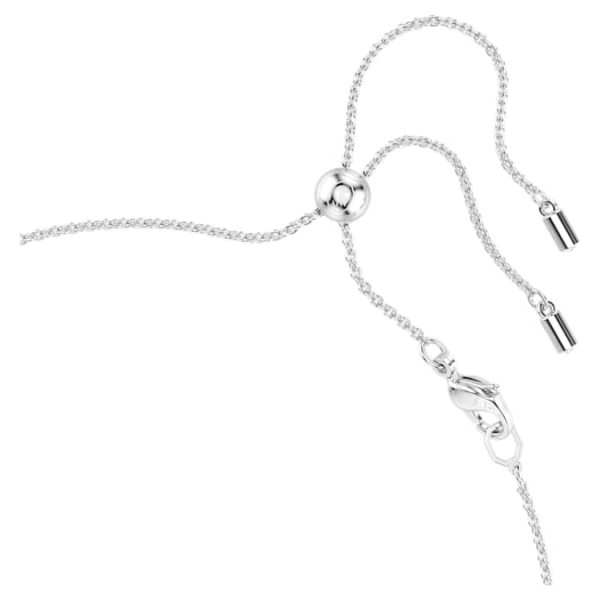 Ariana Grande x Swarovski choker Crystal pearl, Round cut, White, Rhodium plated - Image 3