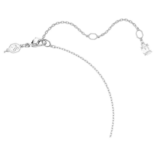 Ariana Grande x Swarovski pendant Mixed cuts, Heart, White, Rhodium plated - Image 4