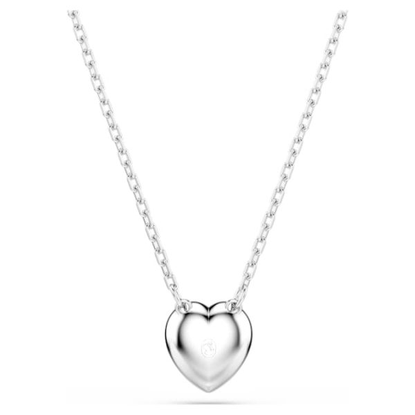 Ariana Grande x Swarovski pendant Mixed cuts, Heart, White, Rhodium plated - Image 5