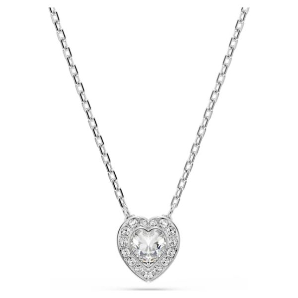 Ariana Grande x Swarovski pendant Mixed cuts, Heart, White, Rhodium plated - Image 8