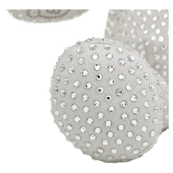 Build-A-Bear Limited edition, Fully encrusted collectible featuring Swarovski® crystals, Teddy bear, Gray - Image 4