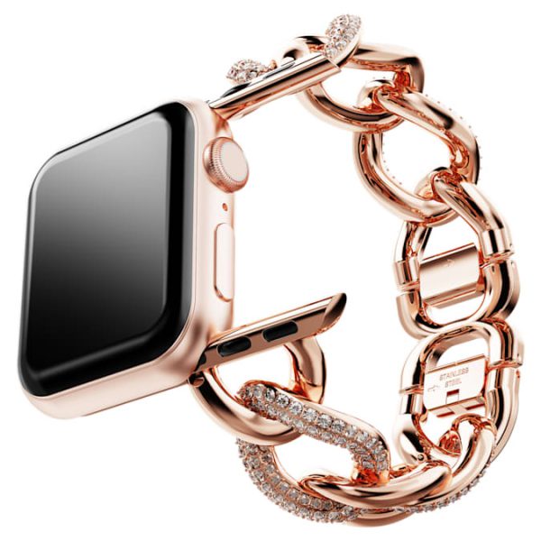 Chain strap For Apple Watch® 40mm & 41mm, Rose gold tone, Rose gold-tone finish - Image 5