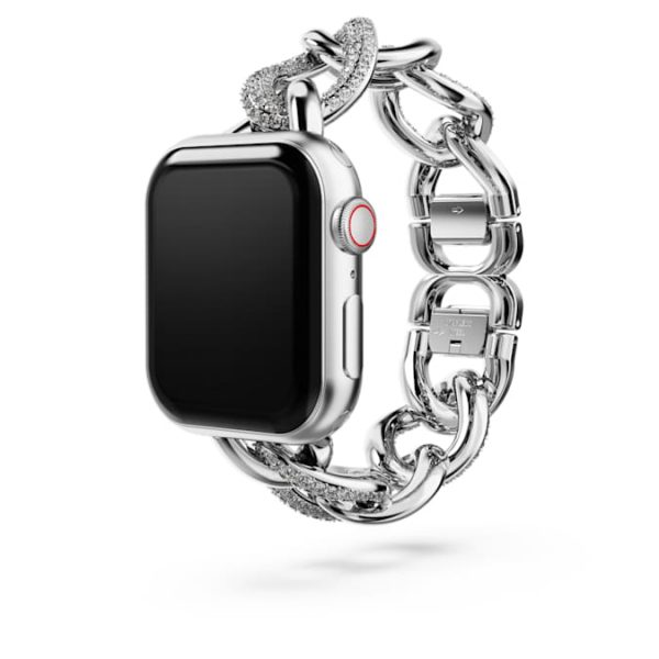 Chain strap For Apple Watch® 40mm & 41mm, Silver tone, Stainless steel - Image 3