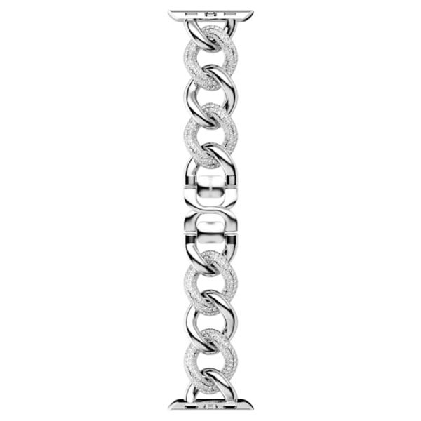 Chain strap For Apple Watch® 40mm & 41mm, Silver tone, Stainless steel - Image 2
