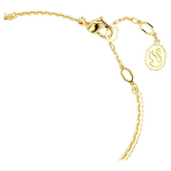 Chroma bangle Heart, Red, Gold-tone plated - Image 4