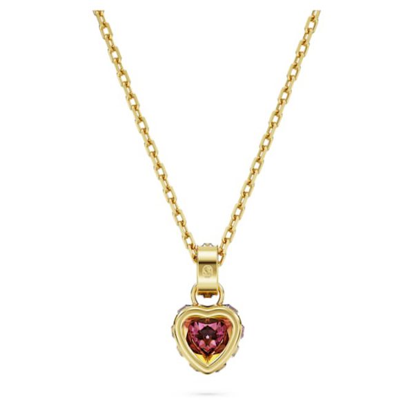 Chroma pendant Heart, Red, Gold-tone plated - Image 5