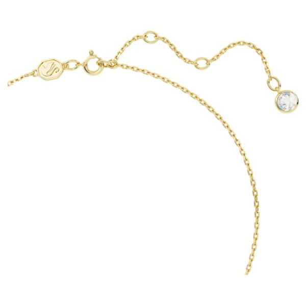 Chroma pendant Pear cut, Green, Gold-tone plated - Image 4