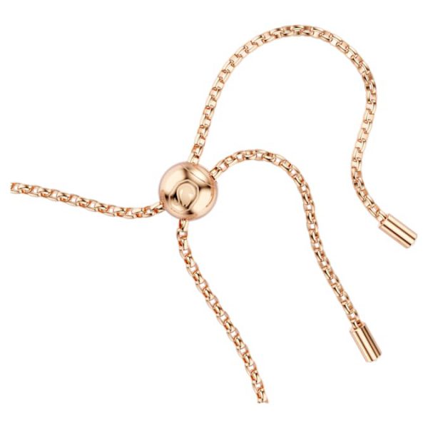Constella bracelet Crystal pearl, Round cut, White, Rose gold-tone plated - Image 4