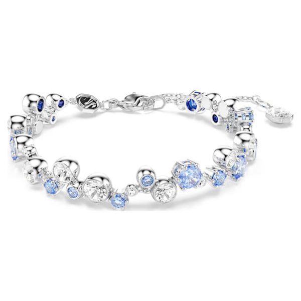 Constella bracelet Mixed cuts, Blue, Rhodium plated - Image 2