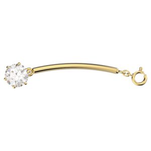 Constella extender Round cut, White, Gold-tone plated