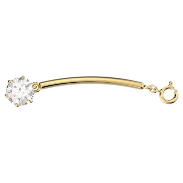 Constella extender Round cut, White, Gold-tone plated