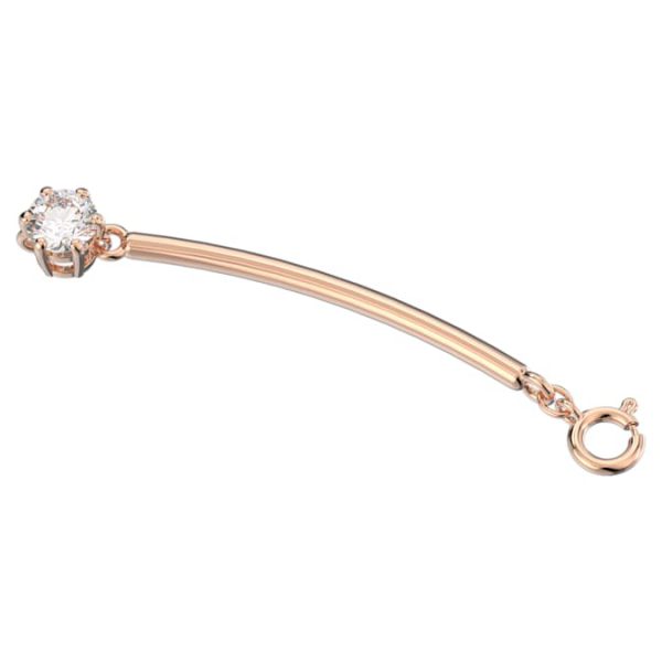 Constella extender Round cut, White, Rose gold-tone plated - Image 2
