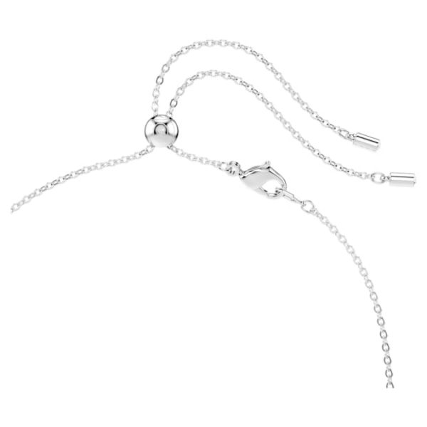 Constella necklace Mixed cuts, White, Rhodium plated - Image 5