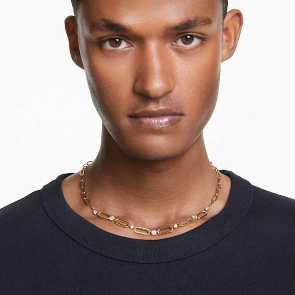 Constella necklace White, Gold-tone plated - Image 6