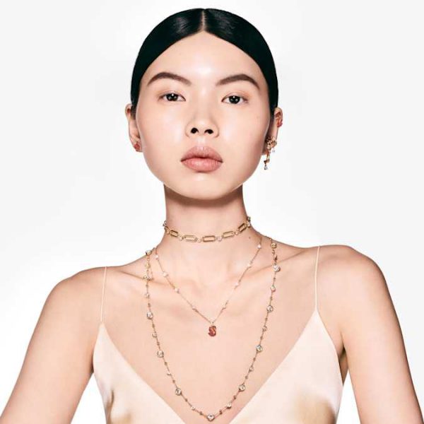 Constella necklace White, Gold-tone plated - Image 7