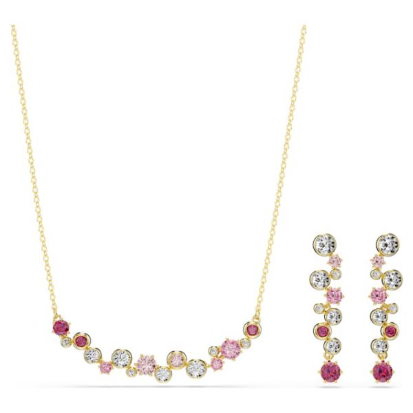 Constella set Mixed cuts, Multicolored, Gold-tone plated - Image 2