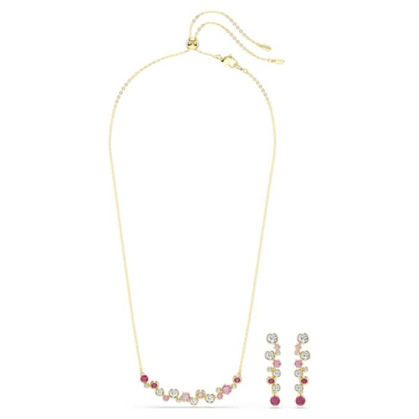 Constella set Mixed cuts, Multicolored, Gold-tone plated - Image 3