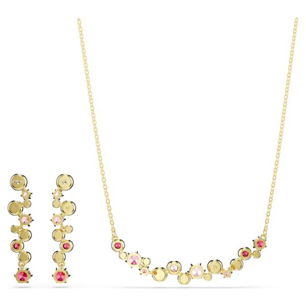 Constella set Mixed cuts, Multicolored, Gold-tone plated - Image 7