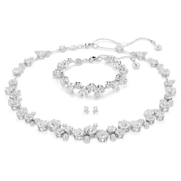 Constella set Mixed cuts, White, Rhodium plated - Image 9