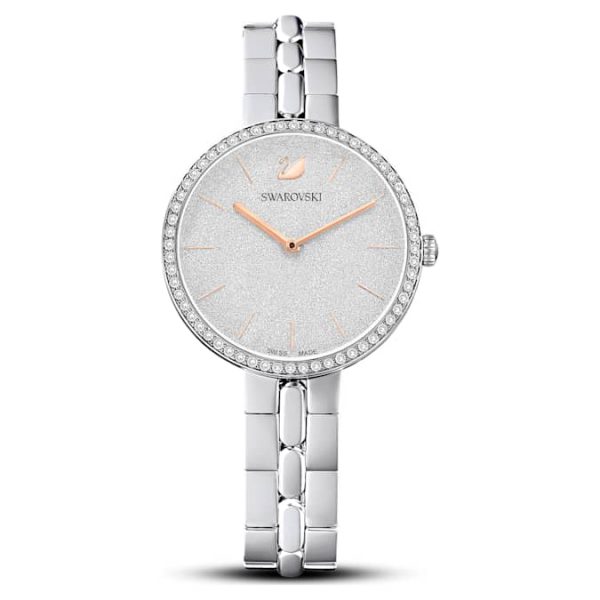 Cosmopolitan watch Swiss Made, Metal bracelet, Silver tone, Stainless steel - Image 2