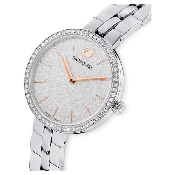 Cosmopolitan watch Swiss Made, Metal bracelet, Silver tone, Stainless steel - Image 5
