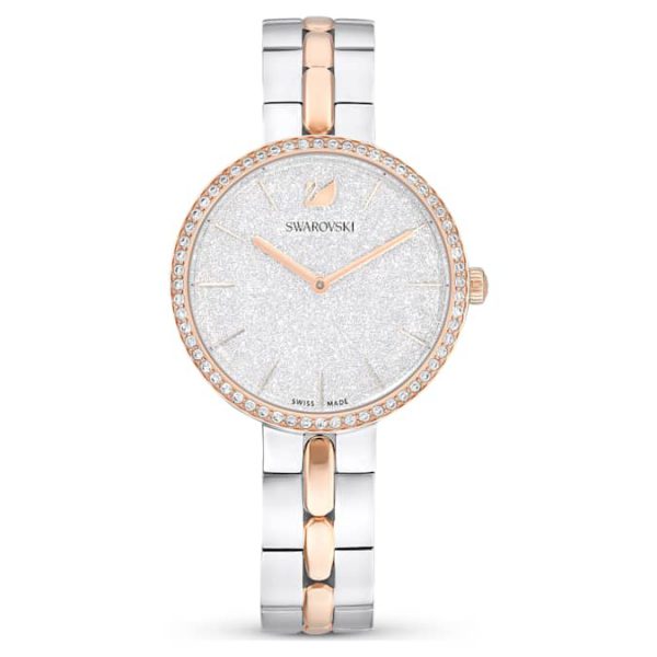 Cosmopolitan watch Swiss Made, Metal bracelet, White, Mixed metal finish - Image 2