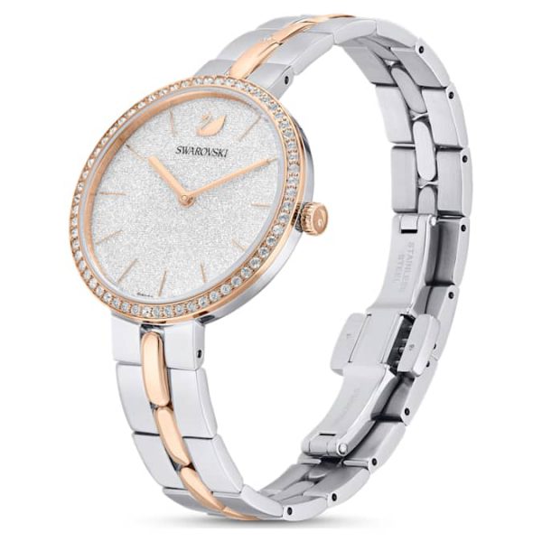 Cosmopolitan watch Swiss Made, Metal bracelet, White, Mixed metal finish - Image 3