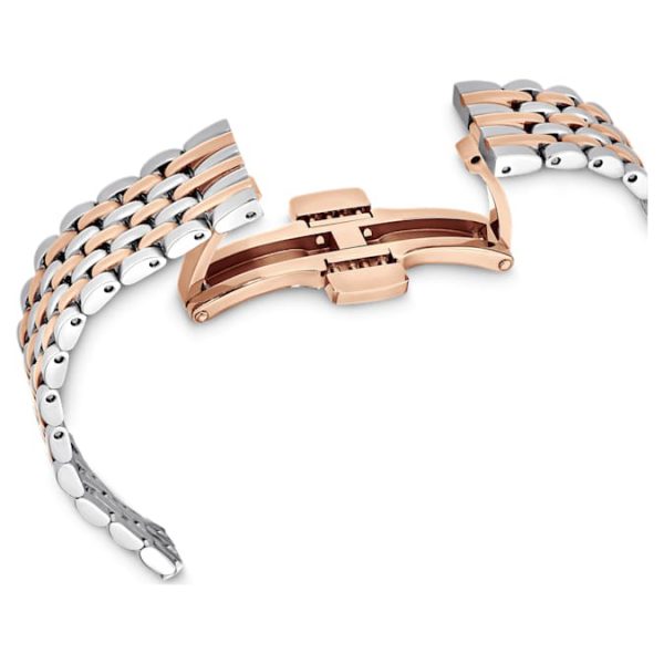 Crystalline aura watch Swiss Made, Metal bracelet, Rose gold tone, Mixed metal finish - Image 7