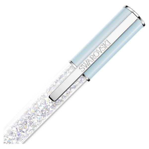 Crystalline ballpoint pen Blue, Chrome plated - Image 4