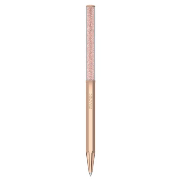 Crystalline ballpoint pen Octagon shape, Rose gold tone, Rose gold-tone plated - Image 2