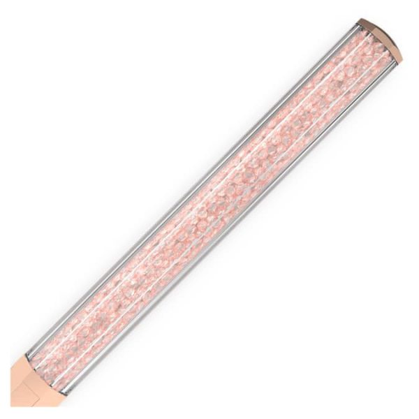 Crystalline ballpoint pen Octagon shape, Rose gold tone, Rose gold-tone plated - Image 3