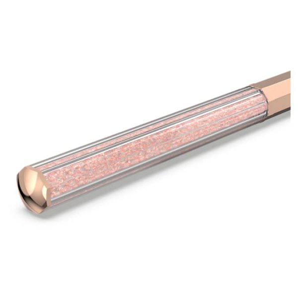 Crystalline ballpoint pen Octagon shape, Rose gold tone, Rose gold-tone plated - Image 4