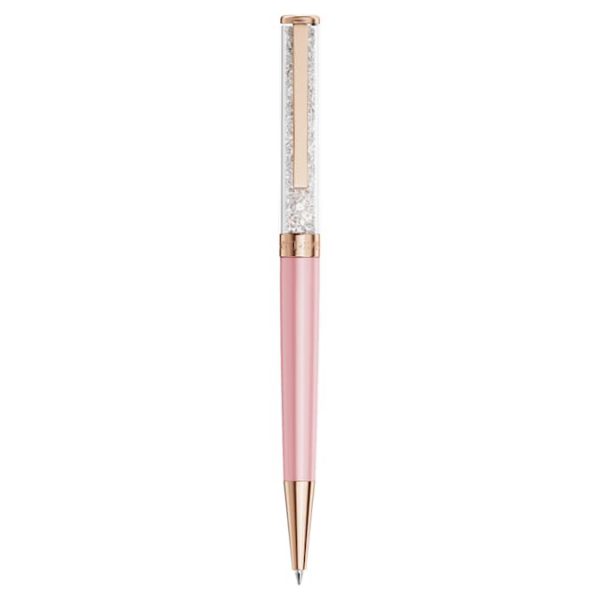 Crystalline ballpoint pen Pink lacquered, Rose gold-tone finish - Image 2