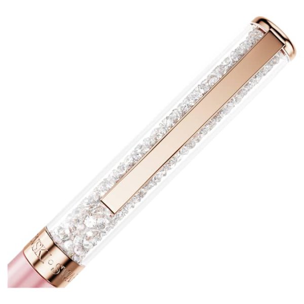 Crystalline ballpoint pen Pink lacquered, Rose gold-tone finish - Image 3