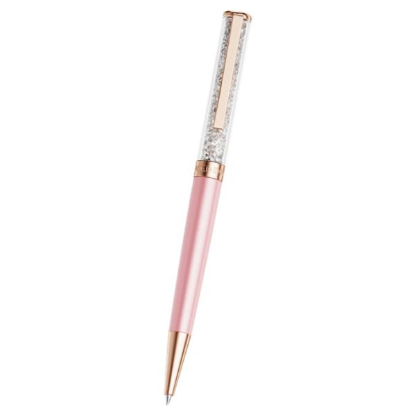 Crystalline ballpoint pen Pink lacquered, Rose gold-tone finish - Image 5