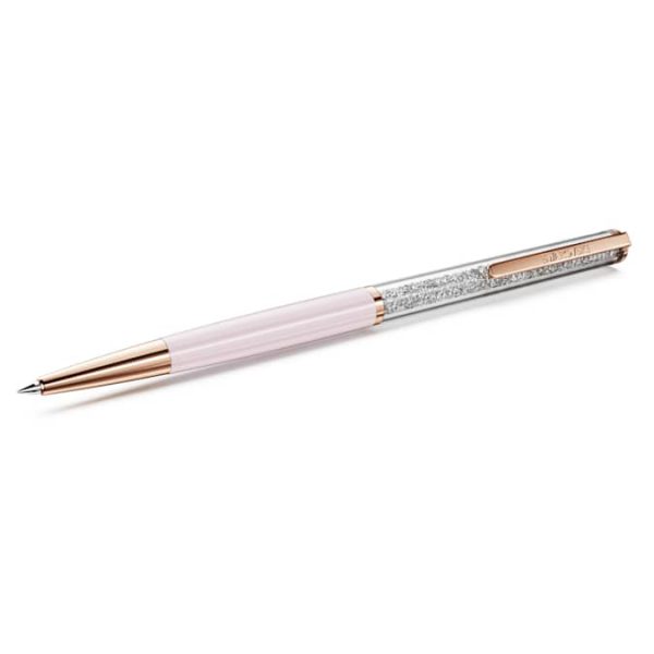 Crystalline ballpoint pen Pink, Pink lacquered, Rose gold-tone plated