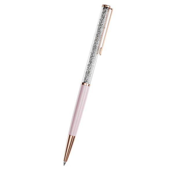 Crystalline ballpoint pen Pink, Pink lacquered, Rose gold-tone plated - Image 5