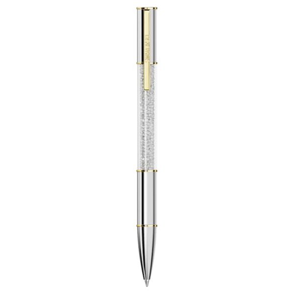 Crystalline ballpoint pen Silver tone, Mixed metal finish - Image 2