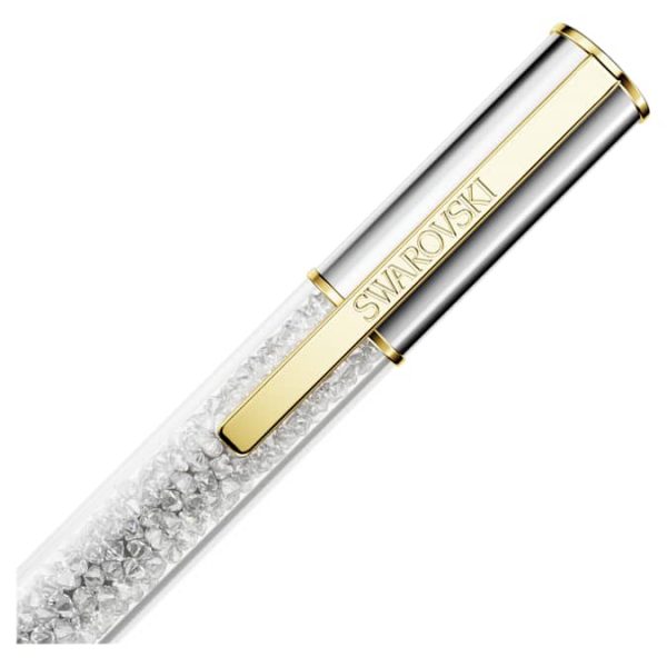 Crystalline ballpoint pen Silver tone, Mixed metal finish - Image 3