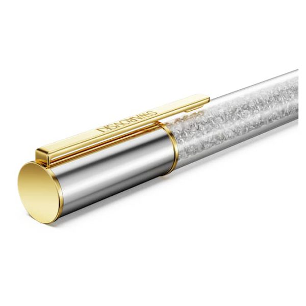 Crystalline ballpoint pen Silver tone, Mixed metal finish - Image 4