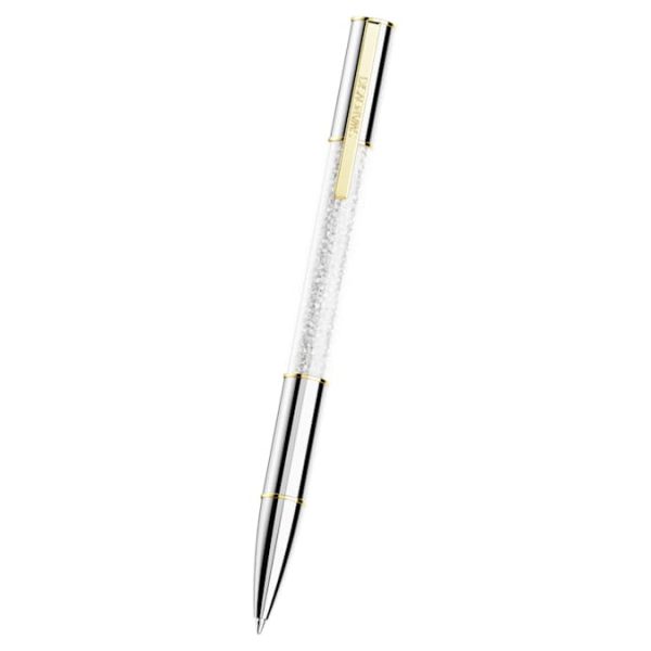 Crystalline ballpoint pen Silver tone, Mixed metal finish - Image 5